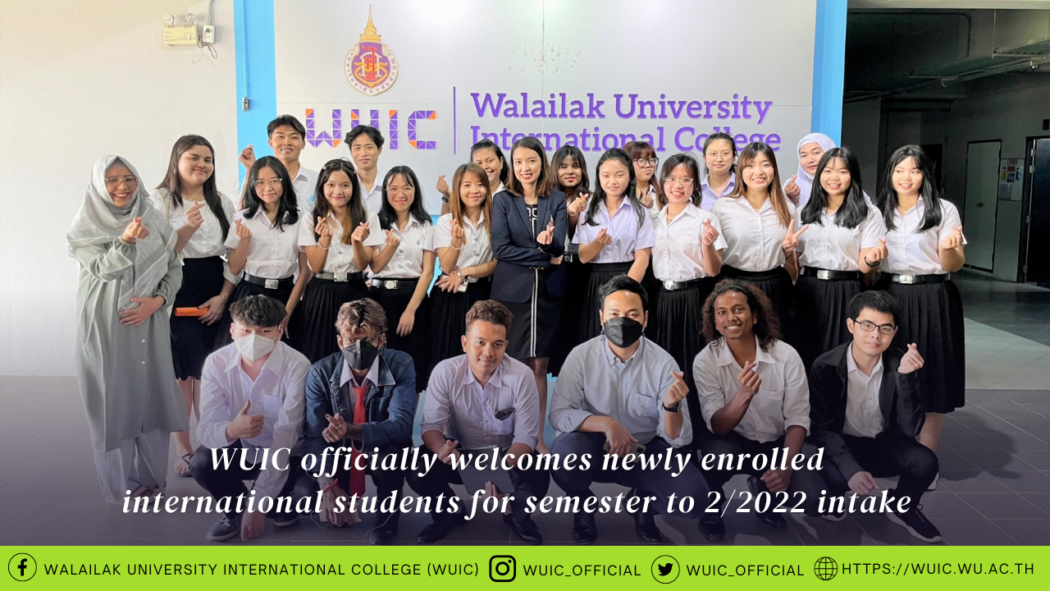 WUIC officially welcomes newly enrolled international students for semester to 2/2022 intake