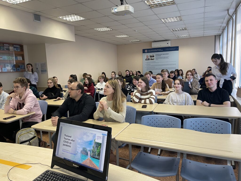 WUIC Vice Dean gave a lecture at University of Economics, Culture and Business Administration, St. Petersburg, Russia.