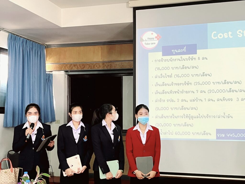 WUIC and Boromrajonani College of Nursing Organise Wellness Business Pitching Day 2023