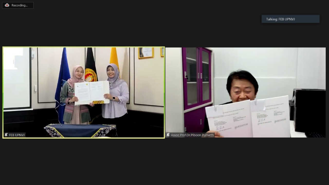 WUIC and Faculty of Economics & Business, UPN Veteran Jarkata, Sign MOA to Strengthen Bonds and Collaboration