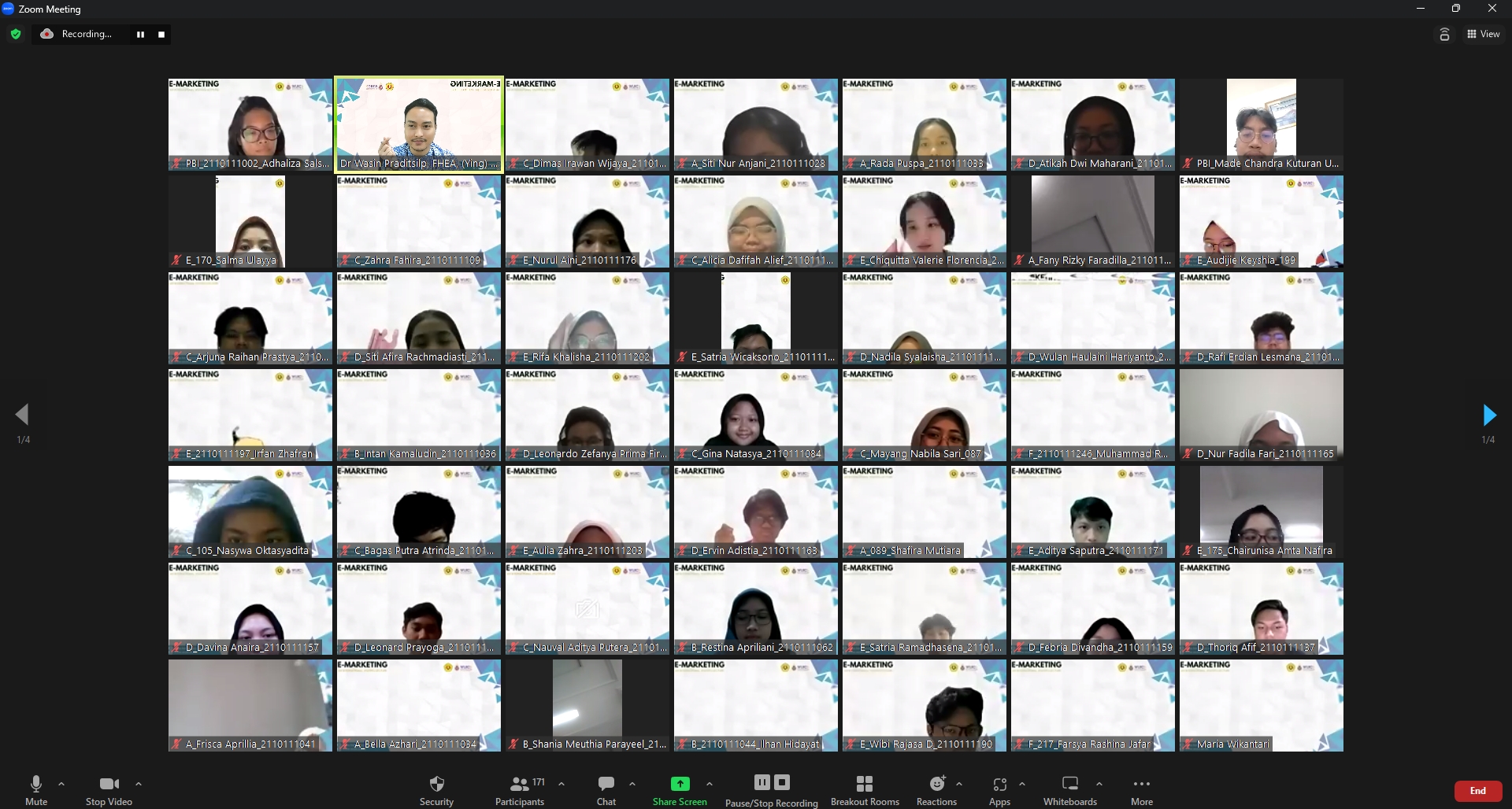 WUIC Co-Hosts First Webinar in E-Marketing Insight with Partner University