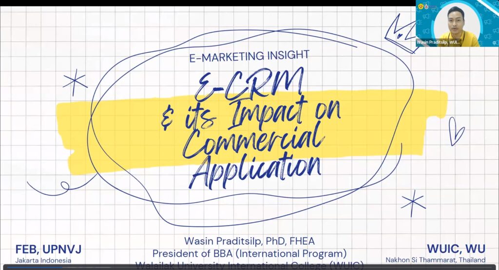 WUIC Lecturer Shares E-Marketing Insights with Indonesian Universities