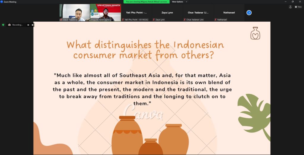 FEB UPNVJ Professor Gives Special Lecture on Indonesian Marketing