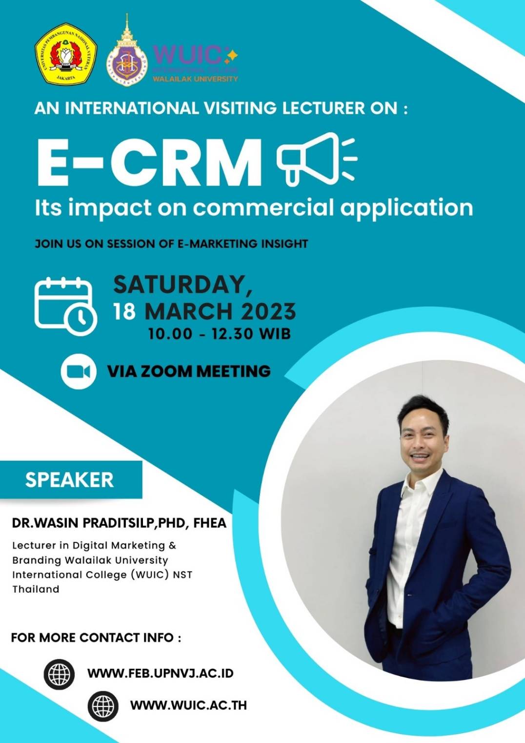 WUIC Lecturer Shares E-Marketing Insights with Indonesian Universities
