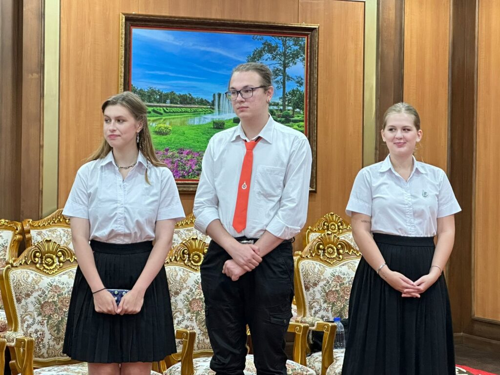 He wished the students all the best in their future endeavors and hoped that they had a safe and pleasant journey back home. The farewell ceremony was a fitting end to a successful exchange program, and the university looks forward to welcoming more international students in the future.