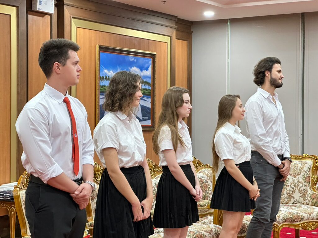 He wished the students all the best in their future endeavors and hoped that they had a safe and pleasant journey back home. The farewell ceremony was a fitting end to a successful exchange program, and the university looks forward to welcoming more international students in the future.