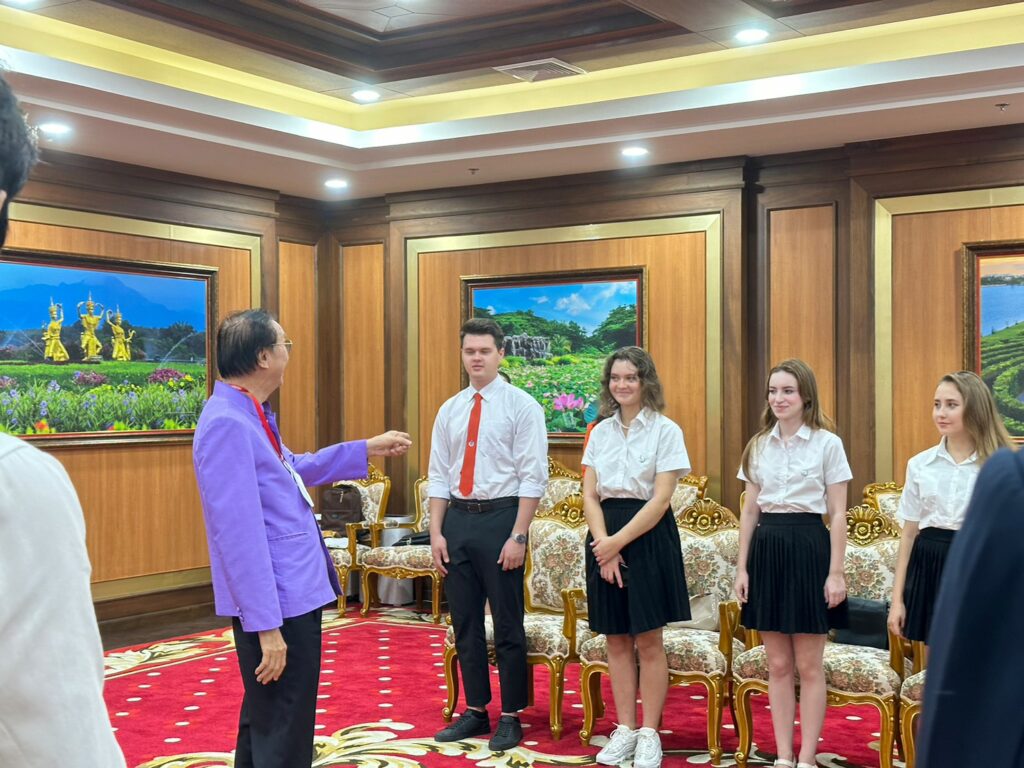 He wished the students all the best in their future endeavors and hoped that they had a safe and pleasant journey back home. The farewell ceremony was a fitting end to a successful exchange program, and the university looks forward to welcoming more international students in the future.