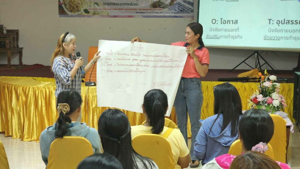 WUIC Lecturer Organises Social Media Marketing for Community Enterprises, Koh Petch Municipal District NST