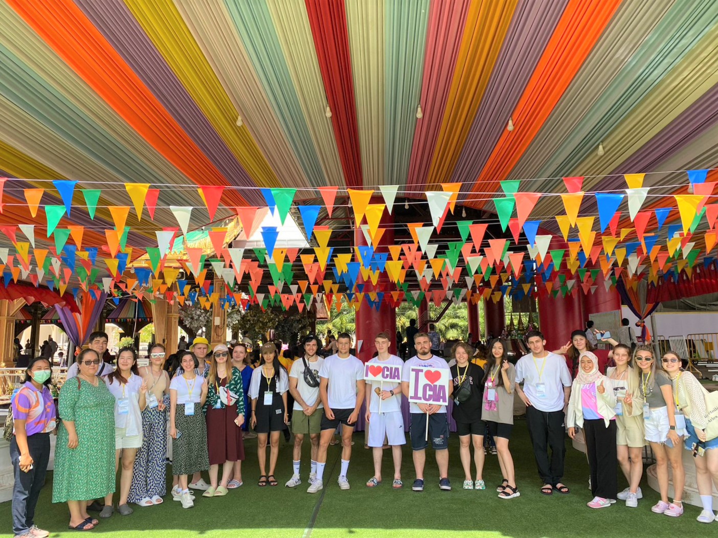 The Center for International Affairs organized a one-day Cultural program called 'Happy Learn & Life Balance @ WU ' for exchange students ❤❤