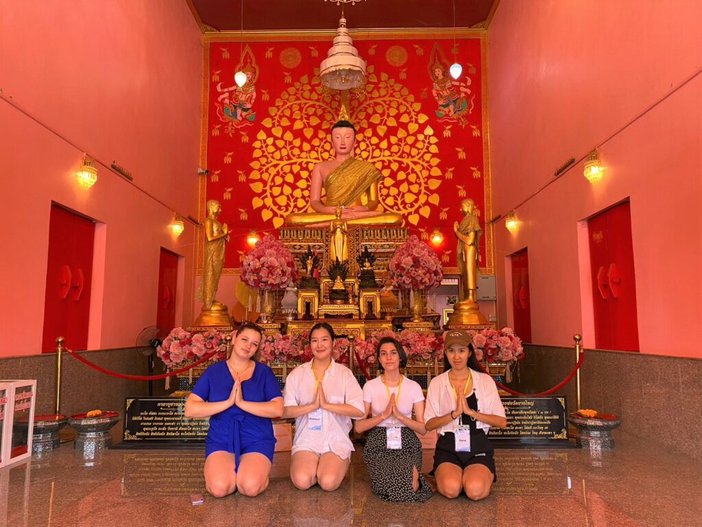 The Center for International Affairs organized a one-day Cultural program called 'Happy Learn & Life Balance @ WU ' for exchange students ❤❤