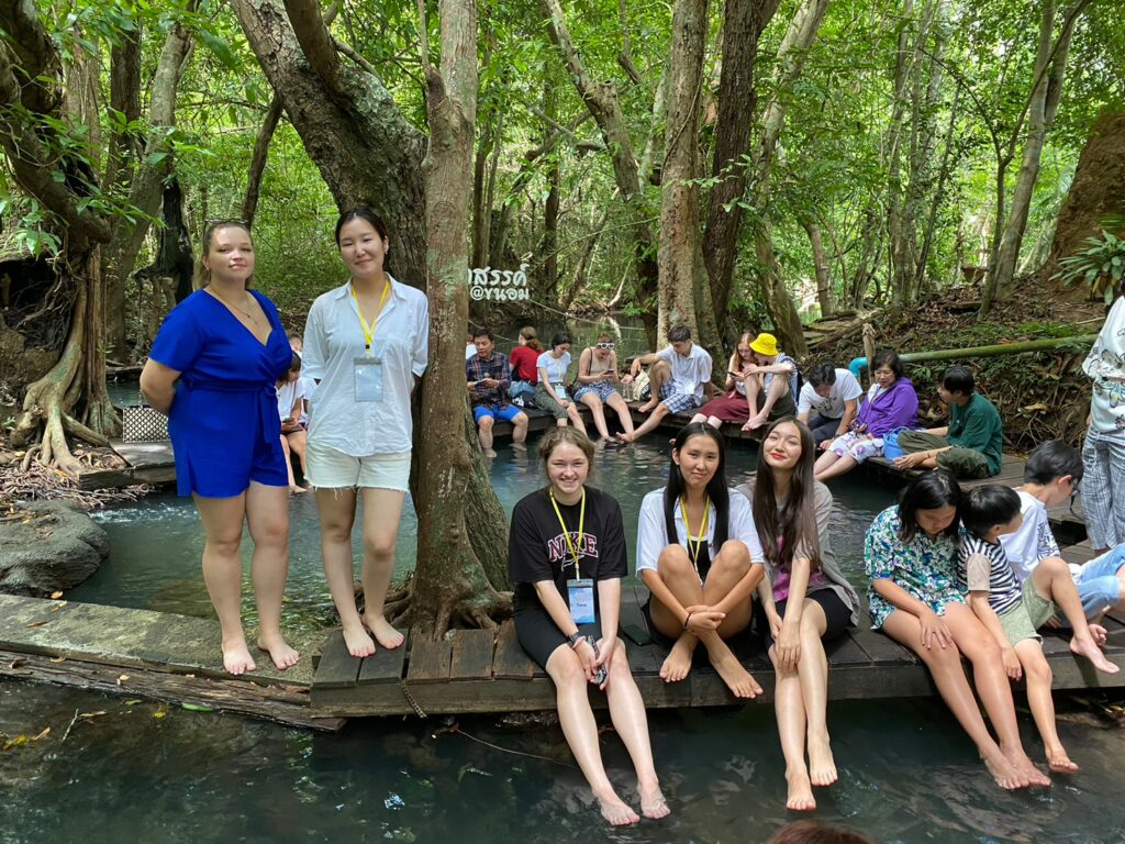 The Center for International Affairs organized a one-day Cultural program called 'Happy Learn & Life Balance @ WU ' for exchange students ❤❤