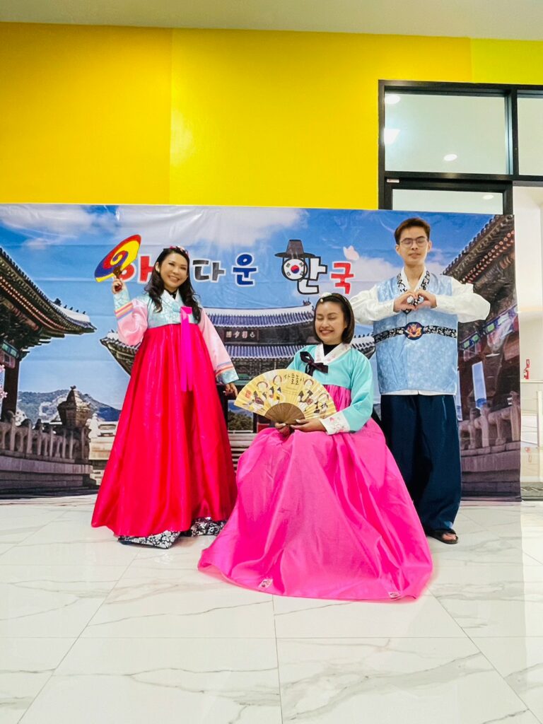 Walailak University International College Student Embrace Korean Culture at Hanbok Event