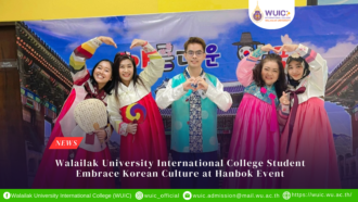 Walailak University International College Student Embrace Korean Culture at Hanbok Event