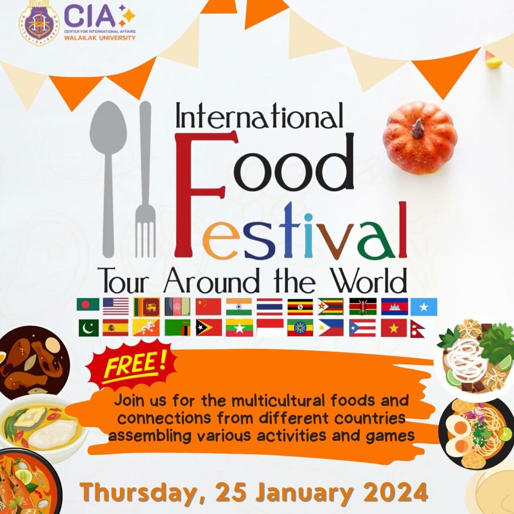 On Thursday 25 January 2024, WUIC Students joined International Food Festival at Bota market.