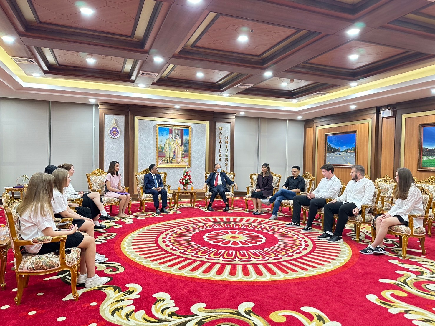 Walailak University Bids Farewell to Exchange Students from Vietnam, Russia, and Beyond