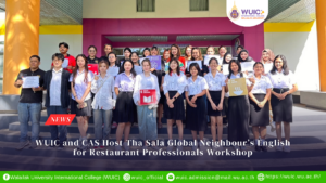 WUIC and CAS Host Tha Sala Global Neighbour’s English for Restaurant Professionals Workshop