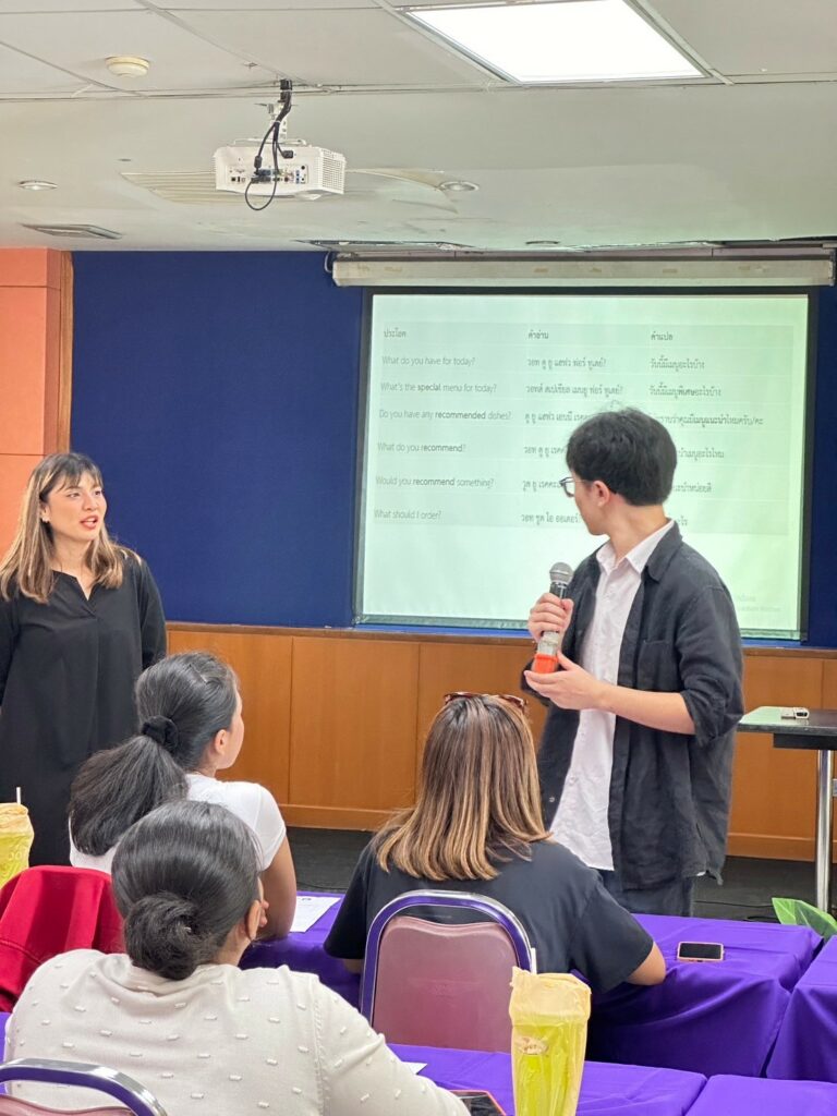 WUIC and CAS Host Tha Sala Global Neighbour’s English for Restaurant Professionals Workshop