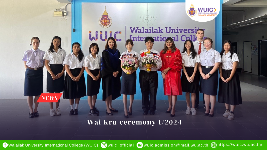 Wai Kru ceremony 1/2024