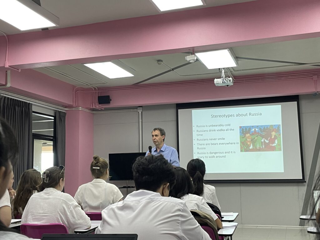 Special Lecture on Modern Economy and Russian Culture by Assoc. Prof. Dr. George Varlamov at WUIC