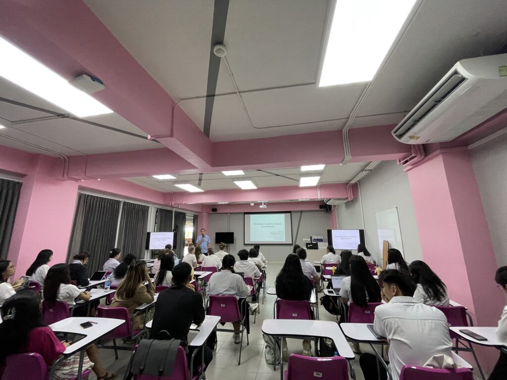 Special Lecture on Modern Economy and Russian Culture by Assoc. Prof. Dr. George Varlamov at WUIC