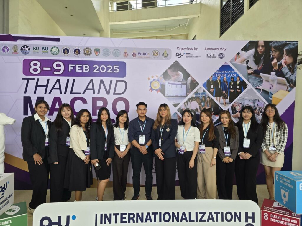 WUIC Students Win First Place in Thailand Macro Business Simulation 2025