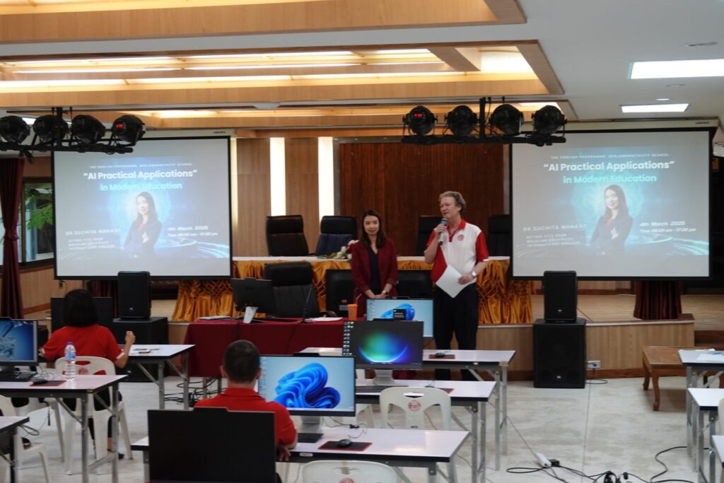 Dr. Suchita Manajit Conducts Special Training on AI Practical Applications in Modern Education at Benjamarachutit School