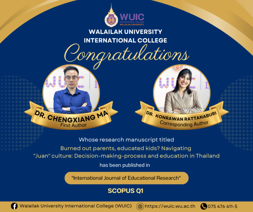 Congratulations to Dr. Chengxiang Ma and Dr. Konrawan Rattanaburi