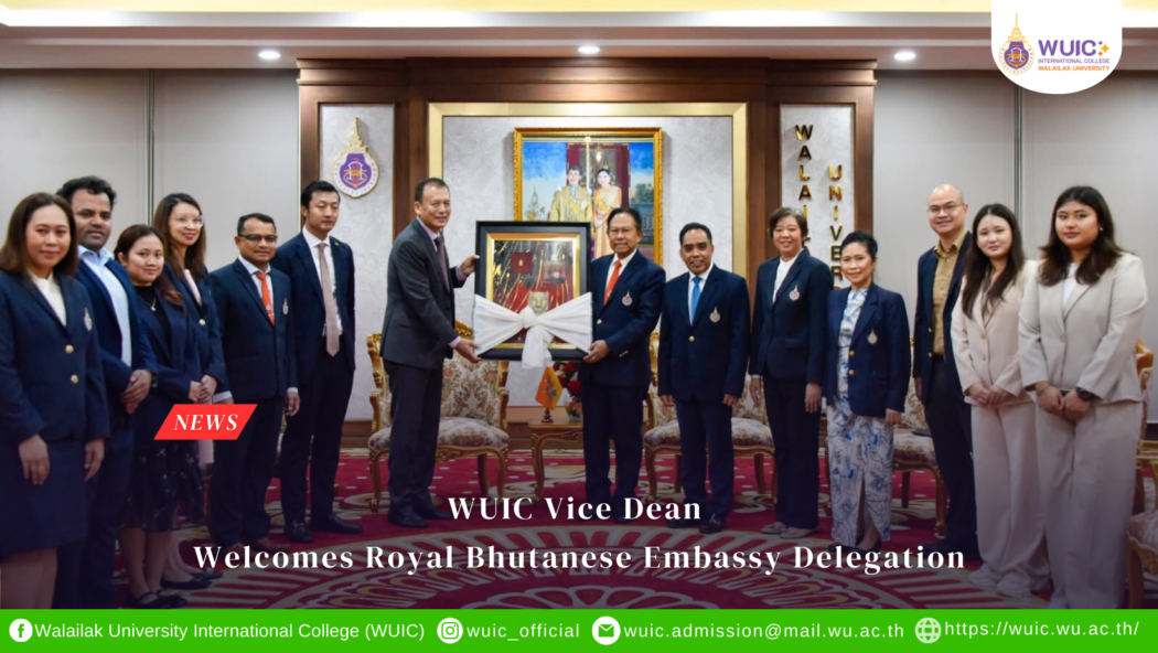 WUIC Vice Dean Welcomes Royal Bhutanese Embassy Delegation
