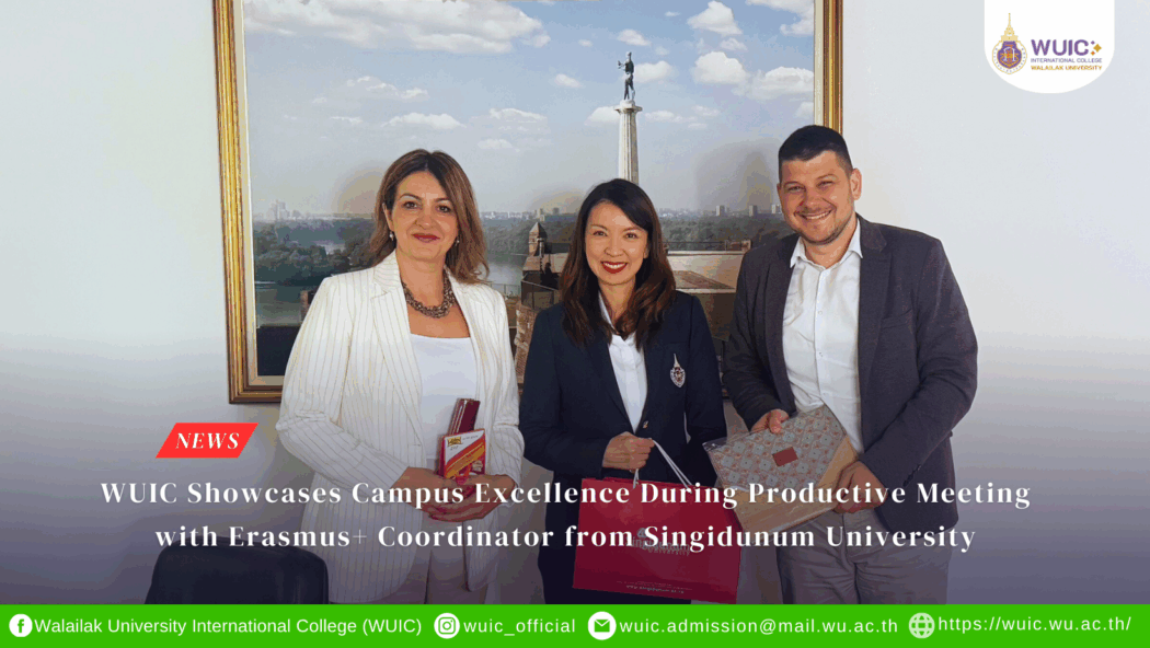 WUIC Showcases Campus Excellence During Productive Meeting with Erasmus+ Coordinator from Singidunum University
