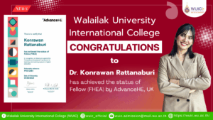 Congratulations to Dr. Konrawan Rattanaburi