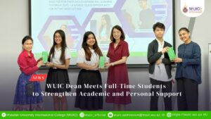 WUIC Dean Meets Full-Time Students to Strengthen Academic and Personal Support