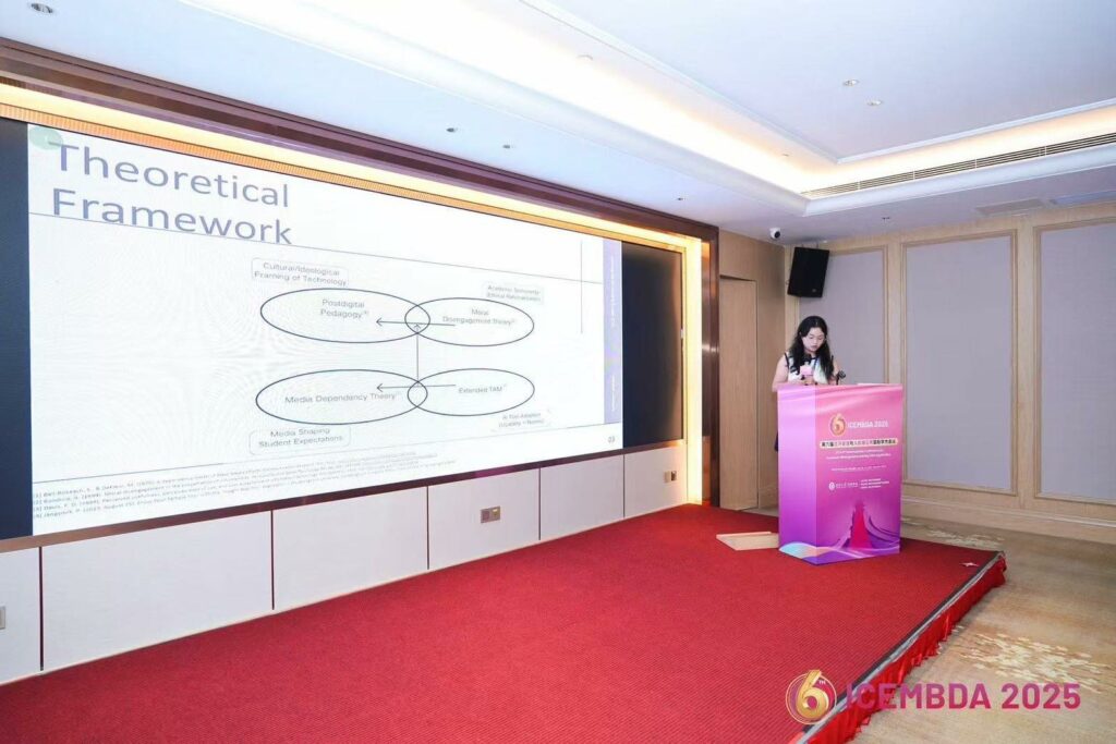 "WUIC Student Vicky Yang Presents Groundbreaking AI Education Research at International Conference in China"