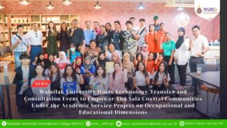 Walailak University Hosts Technology Transfer and Consultation Event to Empower Tha Sala Coastal Communities Under the Academic Service Project on Occupational and Educational Dimensions