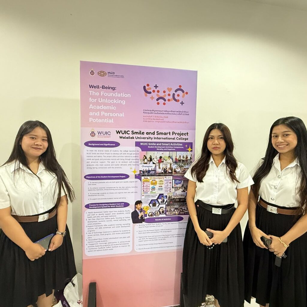 WUIC Participates in the 2nd 2025 Meeting of the Council of University Presidents of Thailand’s Committee on Student Potential Development