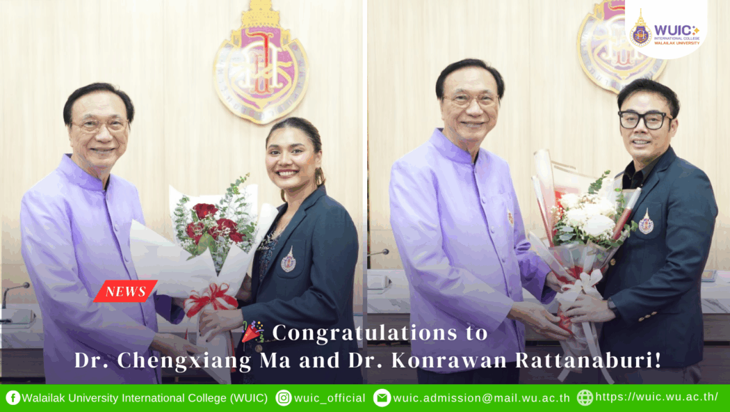 🎉 Congratulations to Dr. Chengxiang Ma and Dr. Konrawan Rattanaburi!