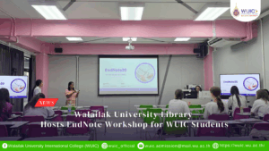Walailak University Library Hosts EndNote Workshop for WUIC Students