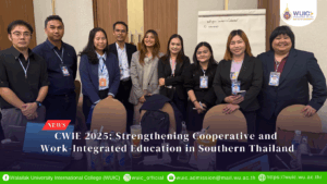 CWIE 2025: Strengthening Cooperative and Work-Integrated Education in Southern Thailand