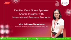 Familiar Face Guest Speaker Shares Insights with International Business Students