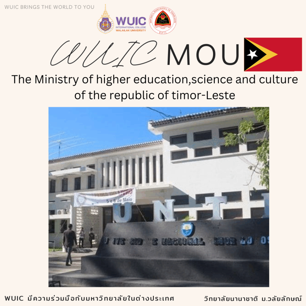 25 The Ministry of higher education,science and culture of the republic of timor-Leste