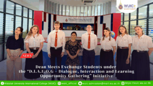 Dean Meets Exchange Students under the “D.I.A.L.O.G – Dialogue, Interaction and Learning Opportunity Gathering” Initiative