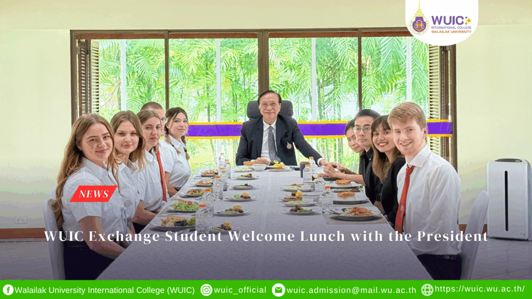 WUIC Exchange Student Welcome Lunch with the President