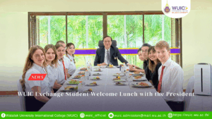 WUIC Exchange Student Welcome Lunch with the President